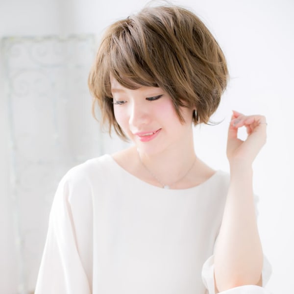 【押上美容院 vita】愛されくせ毛風大人マニッシュショート