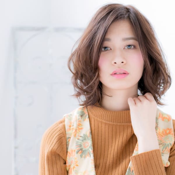 【押上美容院 vita】グラマラスゆるふわくびれ外ハネボブ