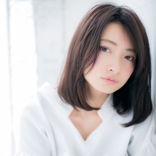 【押上美容院 vita】伸ばしかけボブ　黒髪が大人な雰囲気！