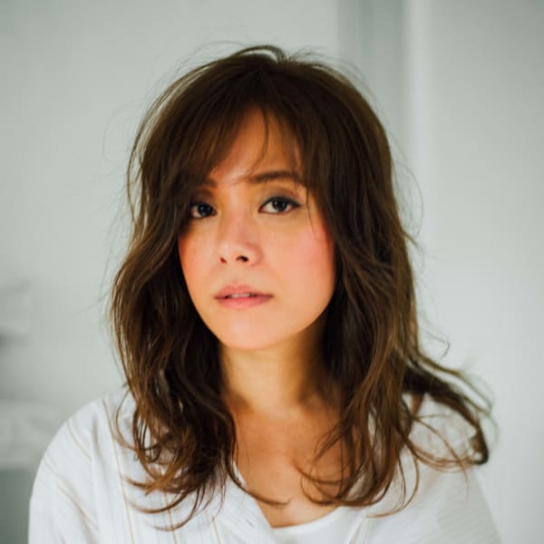 大人のラフロングヘア
