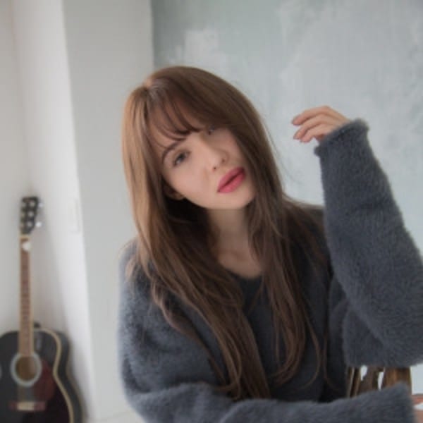 外国人風抜け感カラー