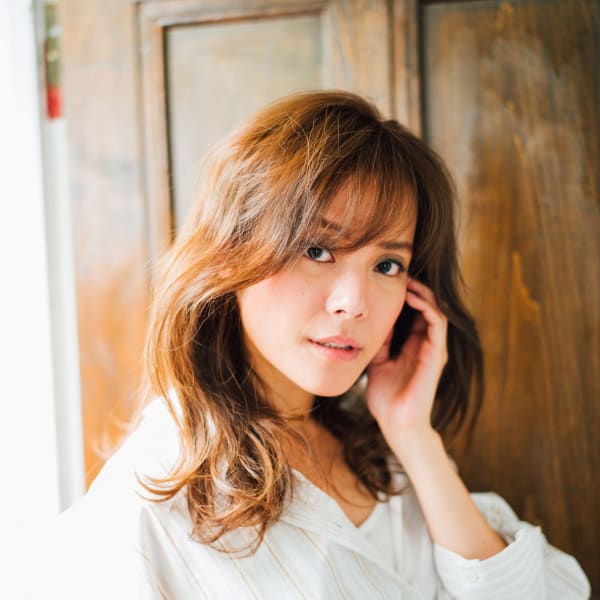 大人のラフロングヘア