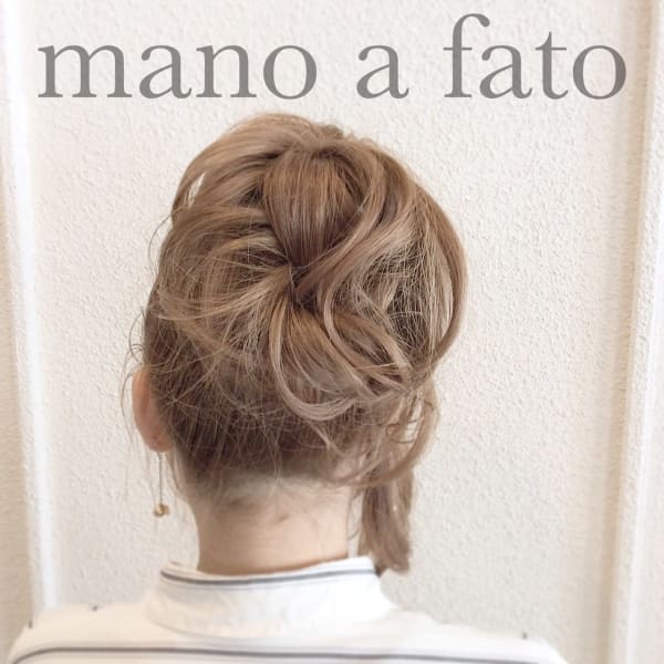 簡単ヘアアレンジ|mano a fato