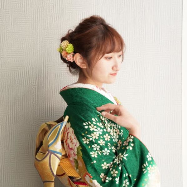 振袖に合うアップ