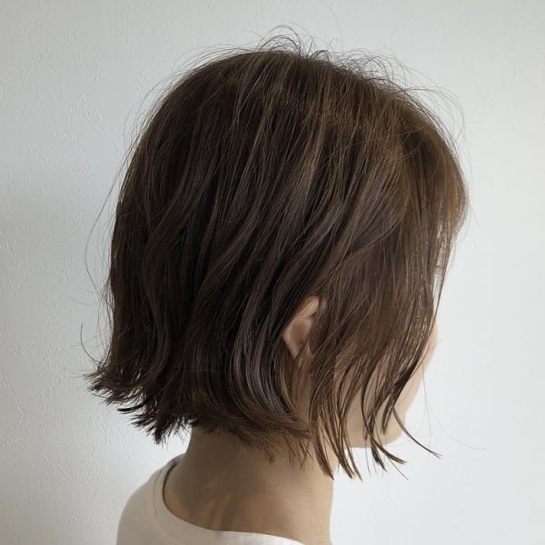 切りっぱなしボブショート