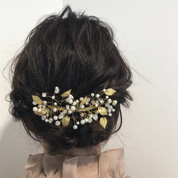 シニヨンヘアセット