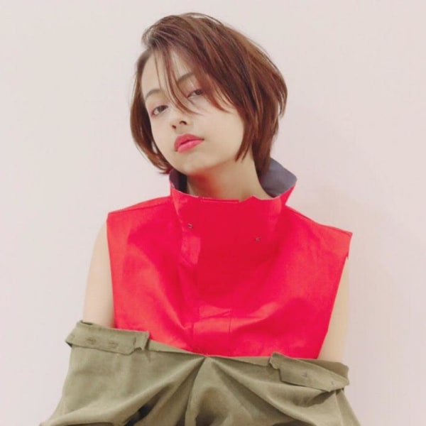 綺麗の中にも可愛さのある大人ショートボブ
