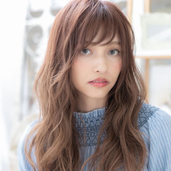 小顔見せ効果!外国人風グラマラススーパーロング ルーズ