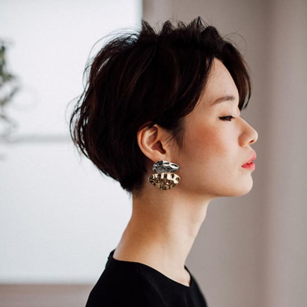 大人キレイな小顔ショートボブ 30代40代50代