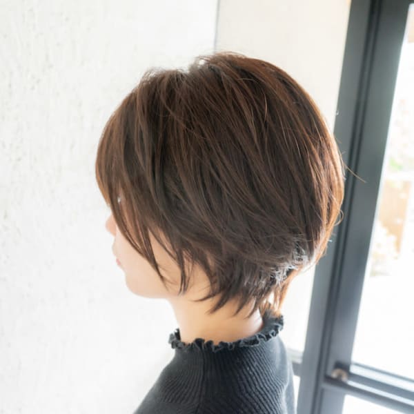 ☆美シルエットと毛先のテクスチャに拘ったショートスタイル☆