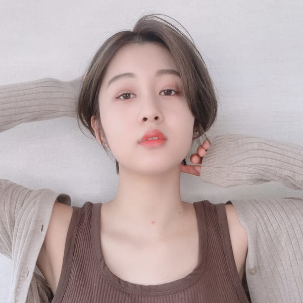 ハンサムショート×スモーキーグレー