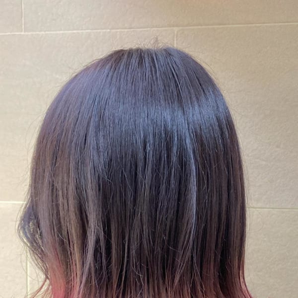 【Euphoria】裾カラーチェリーピンク*おしゃれ色