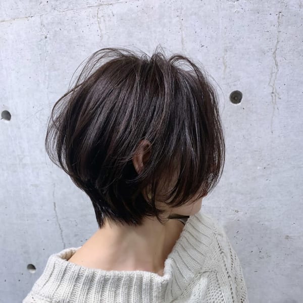 センシュアルショート×ダークラベンダー