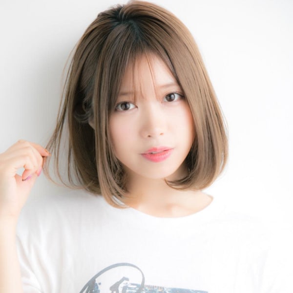【Euphoria】ナチュラルストレート×小顔大人女性ボブ☆