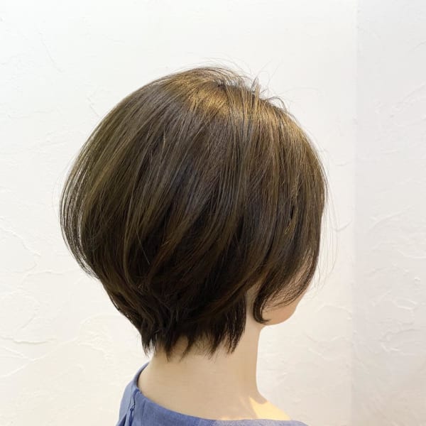 ふんわり丸みショート