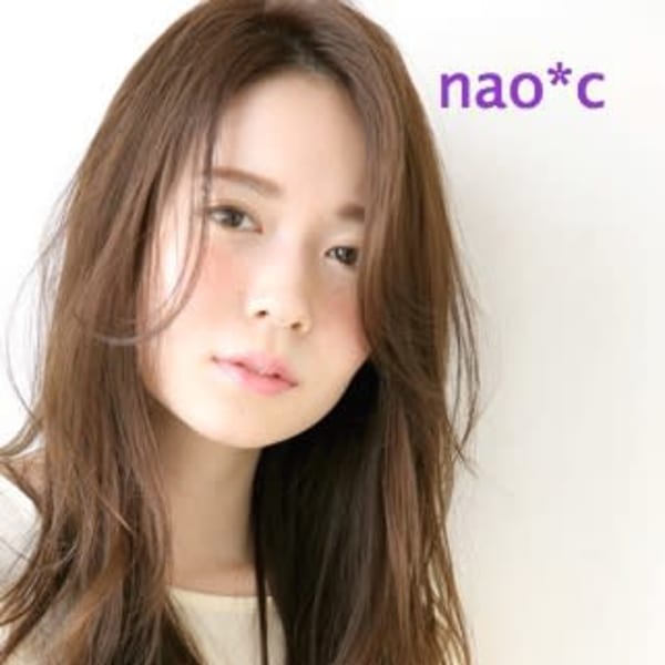 【nao*c富雄店】マロンベージュアッシュ/ほつれウェーブ|nao*c tres 富雄店