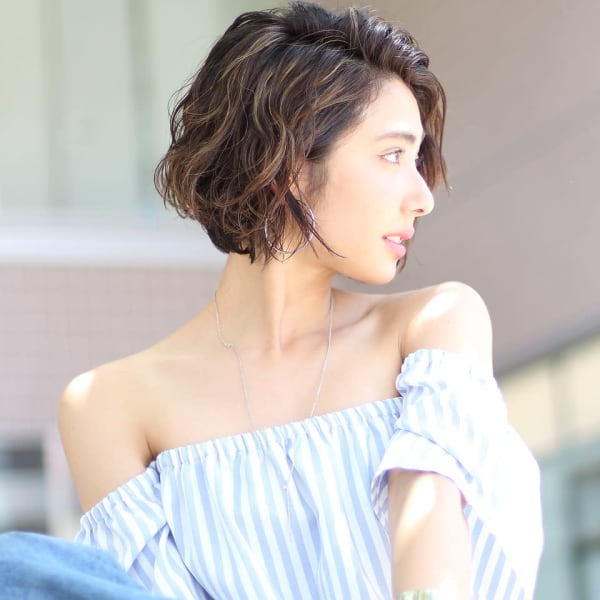 ショートボブ＆STORIES