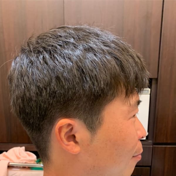 直毛を活かした夏ショート