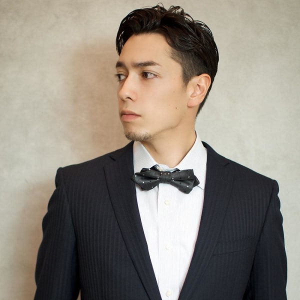 清潔感漂う大人セクシーツーブロックショート