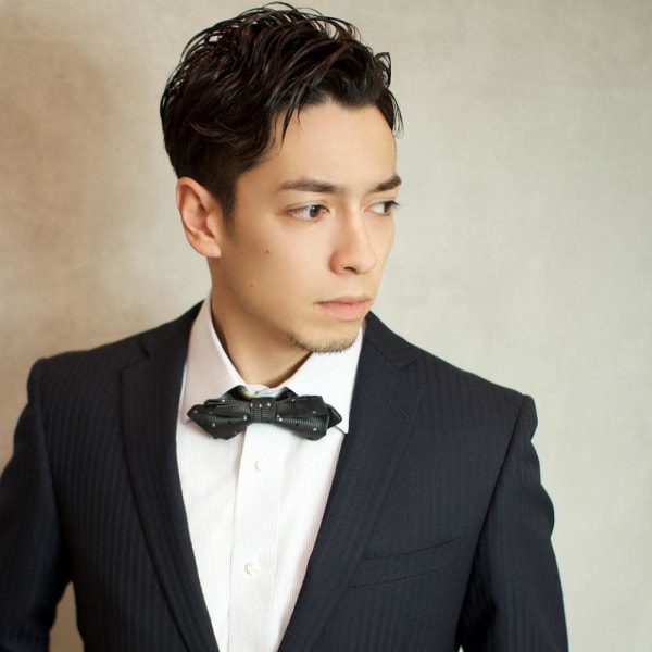 清潔感漂う大人セクシーツーブロックショート