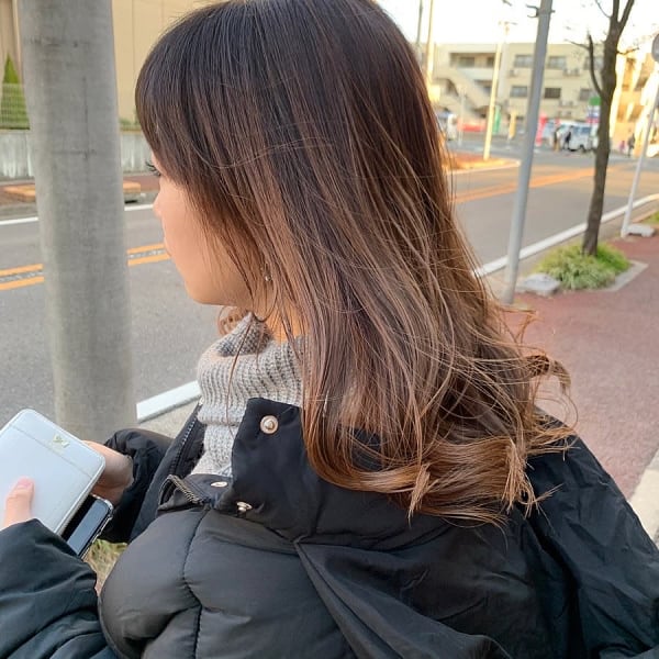 グラデーションベージュ