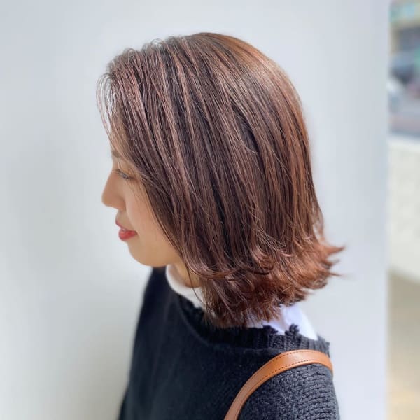 大人切りっぱなしボブ
