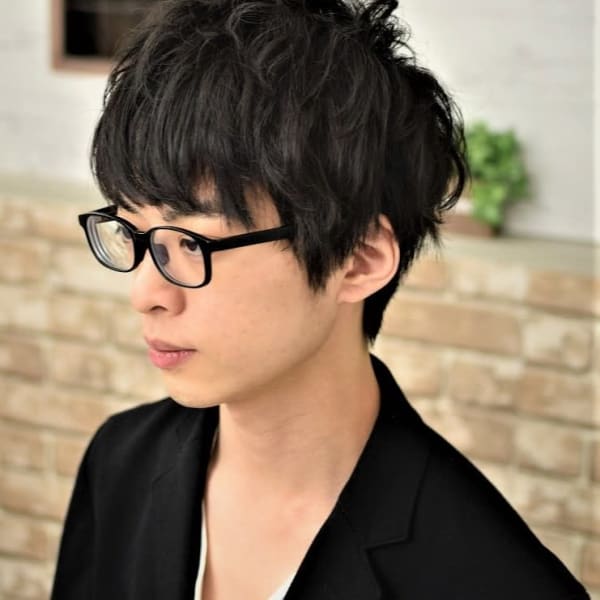 メンズカジュアルパーマスタイル|HAIR&MAKE STUDIO MIMURO