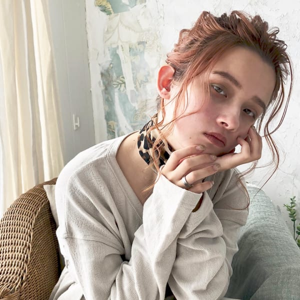 外国人風　ゆるふわお団子アレンジ☆【池袋美容室　uchla】