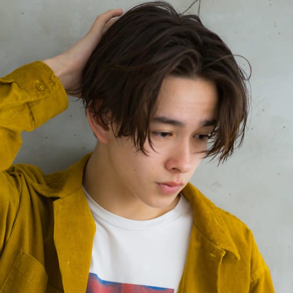 【aRietta 秋山すみれ】センターパート×パーマ