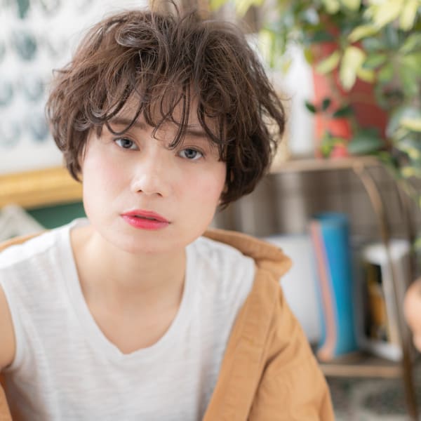 【14ページ目 オススメ順】40代/パーマ/ショートの髪型・ヘアスタイル 楽天ビューティ