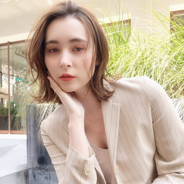 大人切りっぱなしボブ