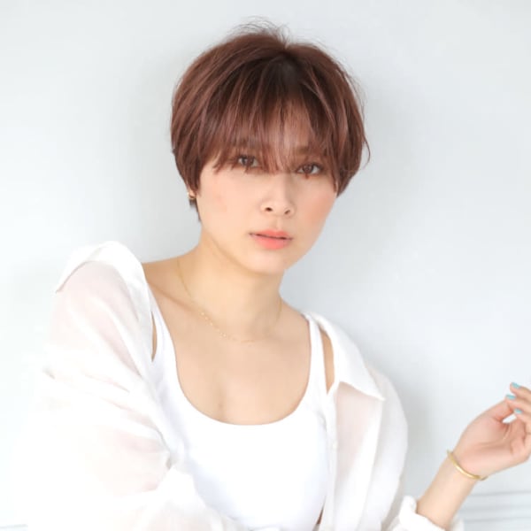 【奈良/富雄nao*c】丸みシルエット柔らかフワッとショート