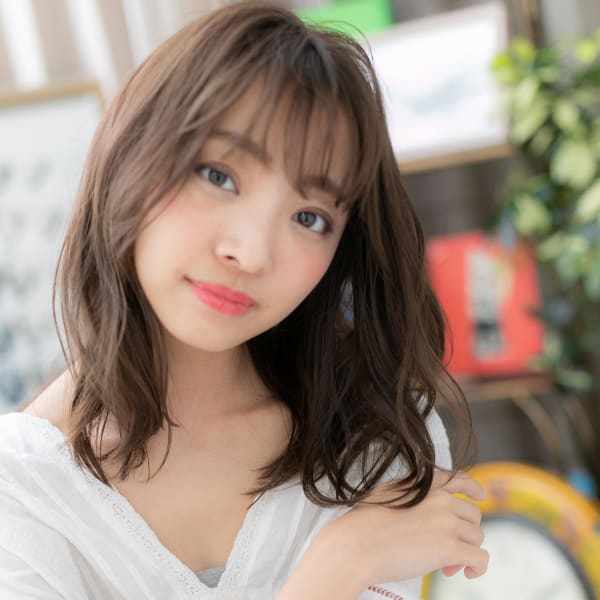 【7ページ目 オススメ順】40代/パーマ/ミディアムの髪型・ヘアスタイル 楽天ビューティ