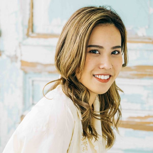 人気!バレイヤージュ風ハイライト