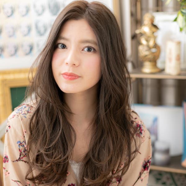 【6ページ目 オススメ順】40代/パーマ/セミロングの髪型・ヘアスタイル 楽天ビューティ