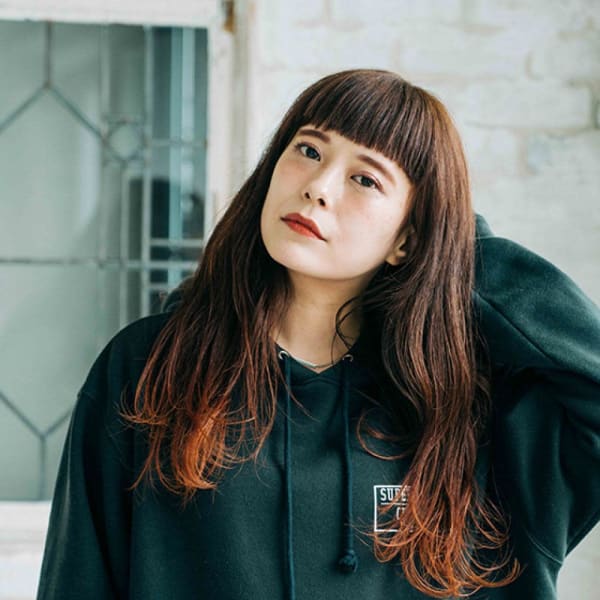 遊び心の裾カラー