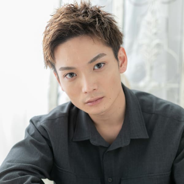 外国人風カラー★モテワイルドアップバング ショートレイヤー