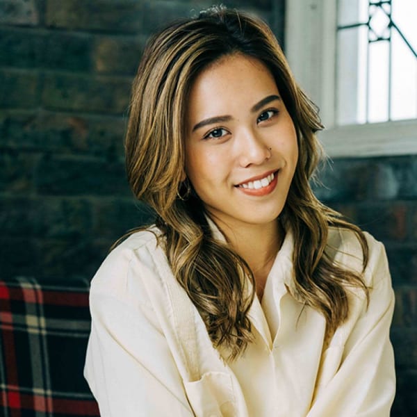 人気!バレイヤージュ風ハイライト