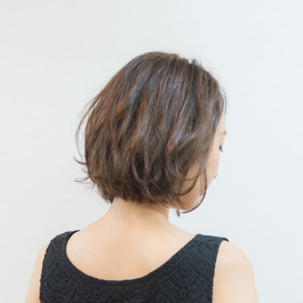 ボブ 【 大人かわいい × 無造作 カール × 大人ボブ 】