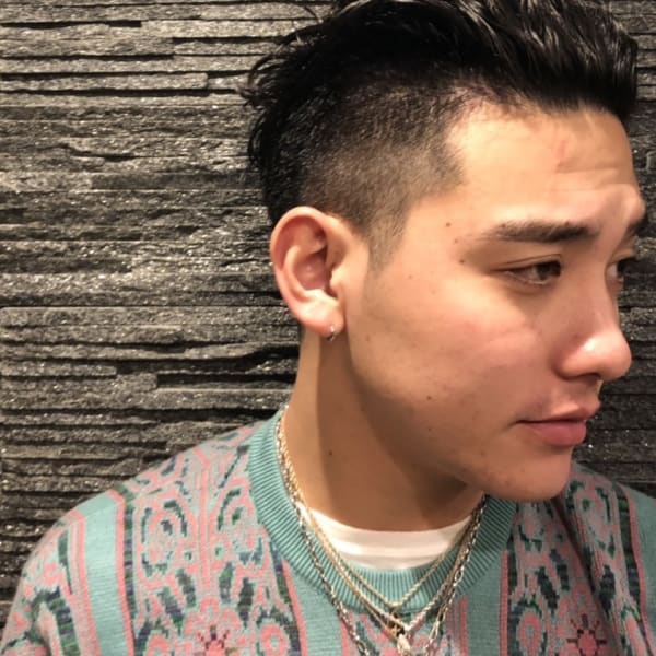 ナチュラルポンパドール