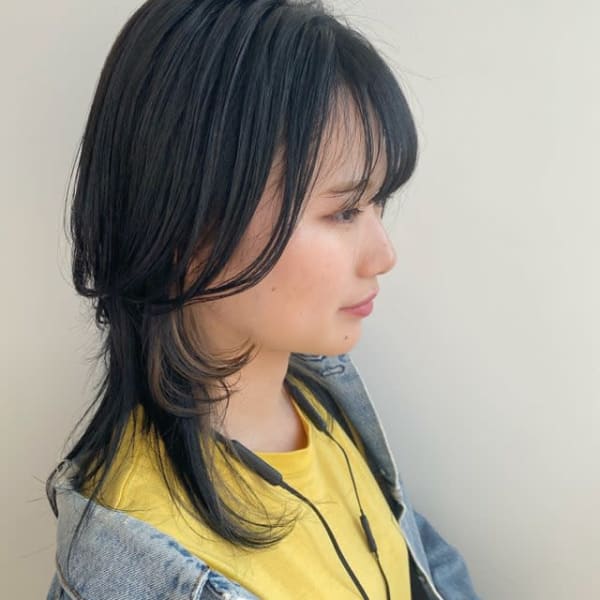 ブルーブラック×インナーベージュ