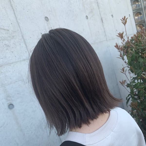 ダークグレーアッシュカラー