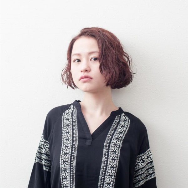 ウェーブボブ|半個室型美容室 Sourire 柚須店