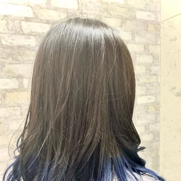 ファイバープレックスカラー×ネイビーグラデーション