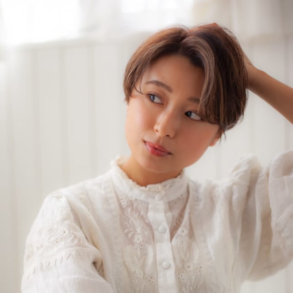 【ボーイッシュ】かき上げショート