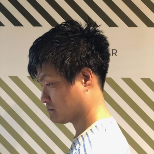 大人のシンプルショート【BARBER-BAR】
