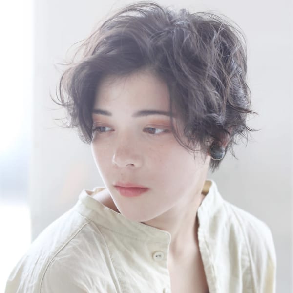 くせ毛風グランジショート|mod's hair 目黒店