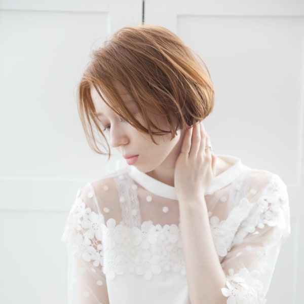 オレンジベージュボブ|Chouette