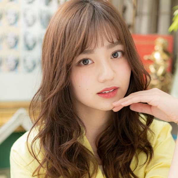 愛されフェミニン♪外国人風センターパート　ルーズ