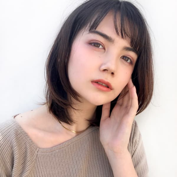 ひし形ミディアムヘア 【s31】